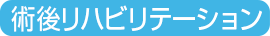 術後リハビリテーション